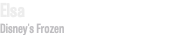 Elsa Disney's Frozen